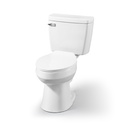 Toilette Allongée 2 Morceaux Pro-Flush Par Project Source Chasse Simple De 4,6 L, Blanc MT-802PRO - Rona