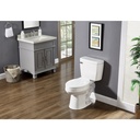 Toilette Allongée 2 Morceaux Pro-Flush Par Project Source Chasse Simple De 4,6 L, Blanc MT-802PRO - Rona