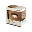 Project Source 2-Light 10.37-in Black Indoor/Outdoor Flush Mount Light
