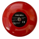 12VDC Red Fire Alarm Bell-85 Decibel Rating Loud Alarm Bell