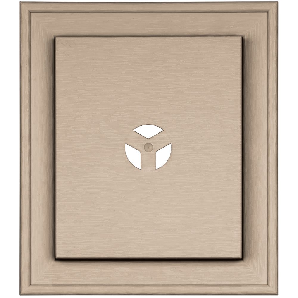 Wicker Square Universal Mounting Block - 7 in. X 8 in. #023