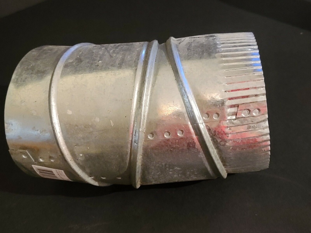 IMPERIAL 6-in X 10-in Galvanized Duct 90 Degree Fitting