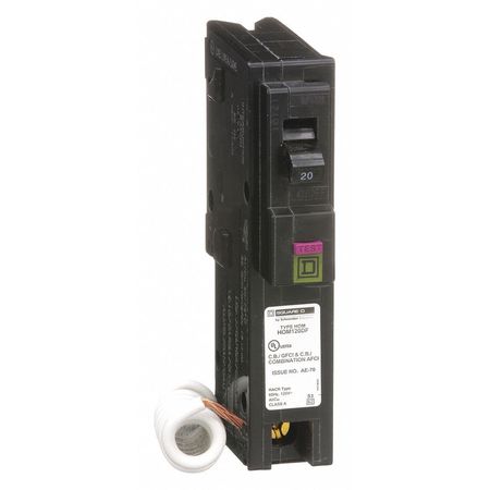 Circuit Breaker - HOM120DF - SQUARE D - 20A 120V