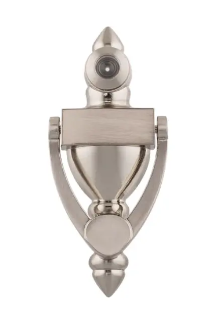 PAMEX - 4" High Knocker w/160 Degree Viewer-DD01-K160                                                                           Satin Nickel (US15/619)