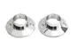 PAMEX-Exposed Flange Set-Chrome (US26)-Shower Rod Ends - Mounted