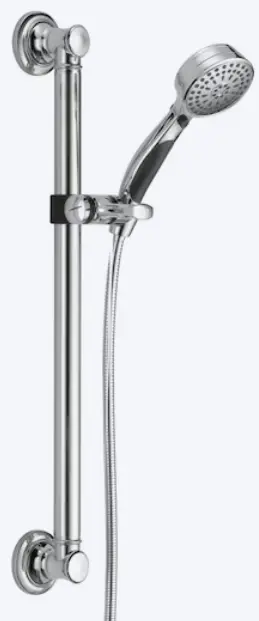 Delta - Universal Showering Slide Bar Hand Shower In Stainless
