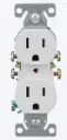 Eaton - Standard 15A Tamper Resistant Duplex Receptacles -White - TR270W-10-LW