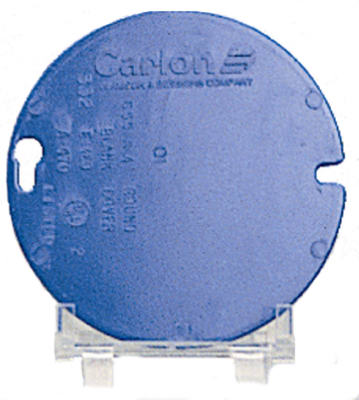 Electrical PVC Blue Round Blank Electrical Box Cover 4in 