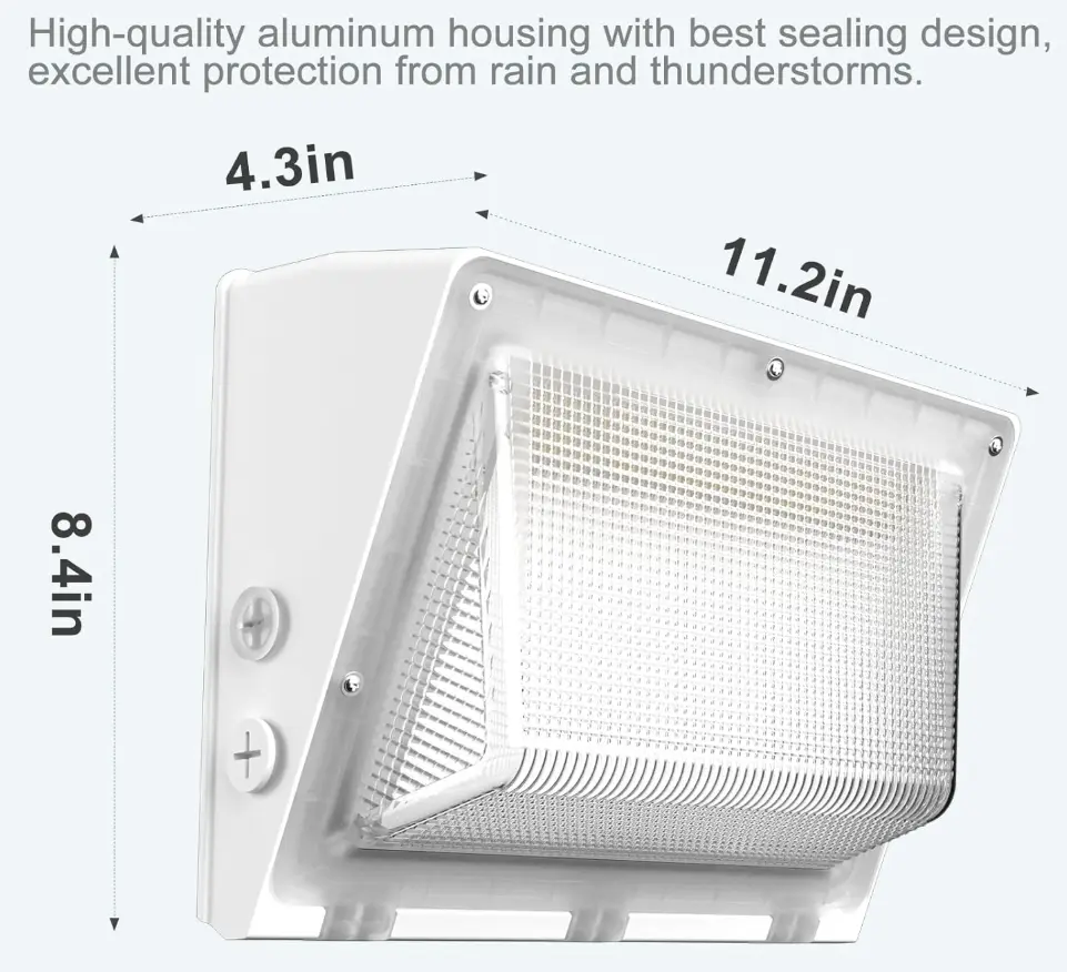 Lightdot - Wall Mount Outdoor Exterior Light 6/PK