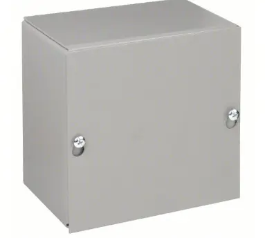 HUBBELL Wiegmann- N1 Screw-Cover 6X6X4 Carbon Steel - Gray Junction & Pull Box-142P