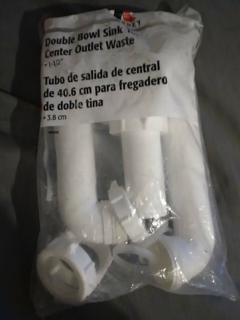 NIP Keeney 1-1/2 in. Dia. X 16 in. L Plastic Center Outlet Continuous Waste NEW