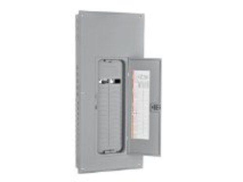 Square D - HOM3060L125PC Homeline 125-Amp 30-Space 60-Circuit Indoor Main Lugs Load Center with Cover, Plug-on Neutral Ready