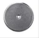 Clean-Out Cover Plate, 4-1/4in Diameter Plastic Flat Chrome