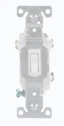 [LS-11868] Eaton NNB 1303-7W-SP-LW Light and Dimmer Switches 15A 120V White EA 3 Way