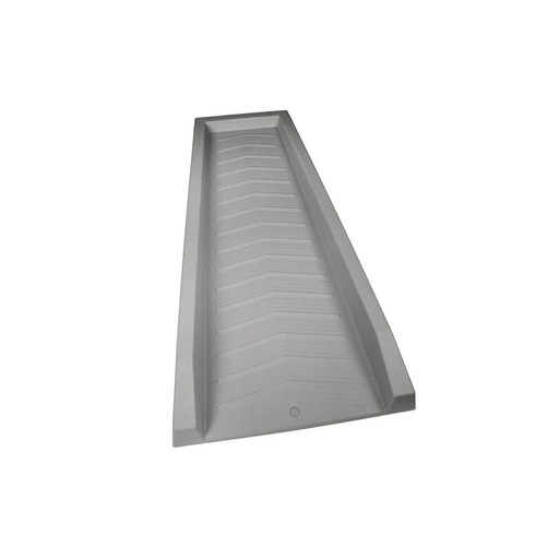 [LS-10107] 24 in. Gray Vinyl Splash Block