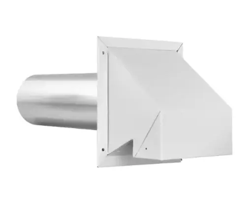 [LS-11915] Imperial 4in Dia Galvanized Steel R2 Exhaust Dryer Vent Hood