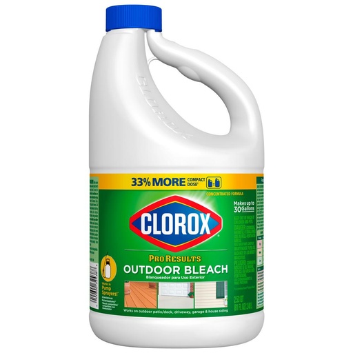 [LS-15043] Clorox Liquid Outdoor Bleach Cleaner 81oz Pro Results Concentrated 