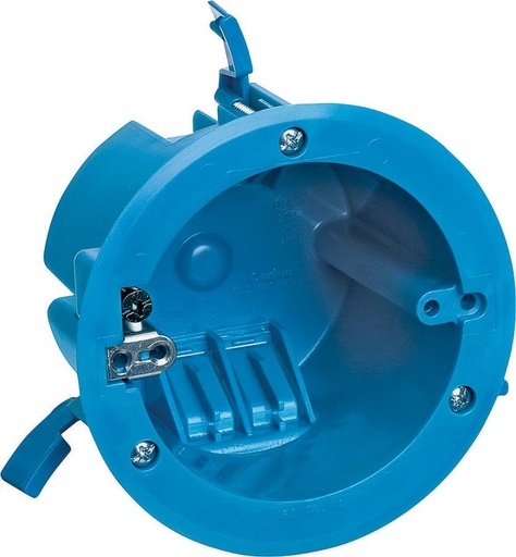 [LS-12962] Old Box - 1g Ceiling Box  4.25in W  4.25in D  2.625in H - 1Gang (Blue)-B618RR