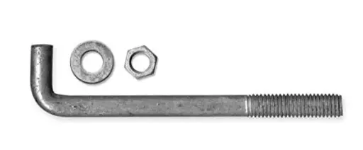 [LS-12958] 1/2 in. X 6 in. Plain Anchor Bolt with Nuts and Washers (50-Pack)