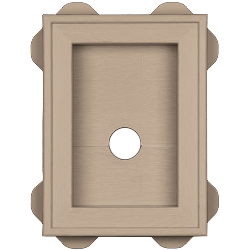 [LS-12893] Wicker Wrap Around Mounting Block - 5.5 in. X 8.625 in. #023 