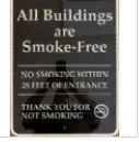 [LS-13029] All Buildings are Smoke-Free Sign