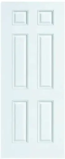Exterior Door - 6 Panel Entry Door 
